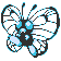 Butterfree front-facing sprite from Pokémon Yellow
