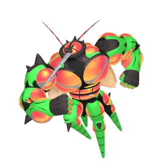 Buzzwole shiny front-facing sprite from Pokémon Moon