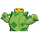 Cacnea back-facing sprite from Pokémon Diamond
