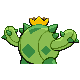 Cacnea back-facing sprite from Pokémon HeartGold