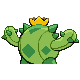 Cacnea back-facing sprite from Pokémon Platinum