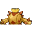 Cacnea shiny back-facing sprite from Pokémon Sapphire
