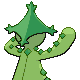 Cacturne back-facing sprite from Pokémon Pearl