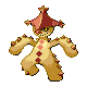 Cacturne shiny front-facing sprite from Pokémon Pearl