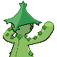 Cacturne back-facing sprite from Pokémon SoulSilver