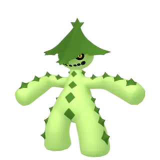 Cacturne front-facing sprite from Pokémon Scarlet