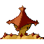 Cacturne shiny back-facing sprite from Pokémon Ruby