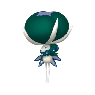 Calyrex front-facing sprite from Pokémon Shield