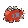 Camerupt back-facing sprite from Pokémon White