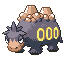 Camerupt shiny front-facing sprite from Pokémon Ruby