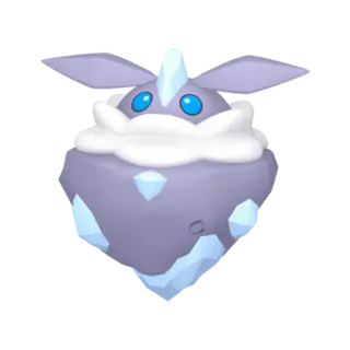 Carbink front-facing sprite from Pokémon Moon