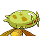 Carnivine shiny back-facing sprite from Pokémon Pearl