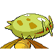 Carnivine shiny back-facing sprite from Pokémon Platinum