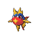 Carvanha front-facing sprite from Pokémon Diamond