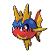 Carvanha front-facing sprite from Pokémon Emerald