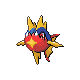 Carvanha front-facing sprite from Pokémon HeartGold