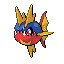 Carvanha front-facing sprite from Pokémon Sapphire