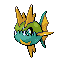 Carvanha shiny front-facing sprite from Pokémon Sapphire