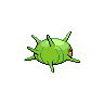 Cascoon shiny back-facing sprite from Pokémon White
