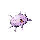 Cascoon front-facing sprite from Pokémon Pearl