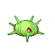 Cascoon shiny front-facing sprite from Pokémon SoulSilver