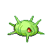 Cascoon shiny front-facing sprite from Pokémon Platinum