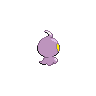 Castform shiny back-facing sprite from Pokémon White 2