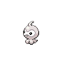 Castform front-facing sprite from Pokémon Black