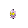 Castform shiny front-facing sprite from Pokémon Black