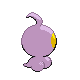 Castform shiny back-facing sprite from Pokémon Pearl