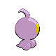 Castform shiny back-facing sprite from Pokémon Platinum