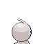 Castform shiny back-facing sprite from Pokémon Ruby