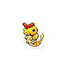 Caterpie shiny front-facing sprite from Pokémon Black 2