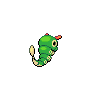 Caterpie back-facing sprite from Pokémon Black