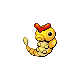 Caterpie shiny front-facing sprite from Pokémon Diamond