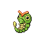 Caterpie front-facing sprite from Pokémon Emerald