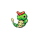 Caterpie front-facing sprite from Pokémon Platinum