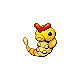 Caterpie shiny front-facing sprite from Pokémon Platinum