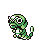 Caterpie front-facing sprite from Pokémon Red