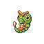 Caterpie front-facing sprite from Pokémon Sapphire