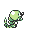 Caterpie back-facing sprite from Pokémon Yellow