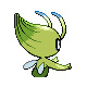 Celebi back-facing sprite from Pokémon Pearl