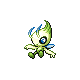 Celebi front-facing sprite from Pokémon Pearl