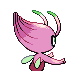 Celebi shiny back-facing sprite from Pokémon Pearl