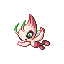 Celebi shiny front-facing sprite from Pokémon Emerald