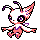 Celebi shiny front-facing sprite from Pokémon Silver