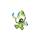 Celebi front-facing sprite from Pokémon SoulSilver