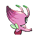 Celebi shiny back-facing sprite from Pokémon SoulSilver