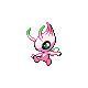 Celebi shiny front-facing sprite from Pokémon SoulSilver