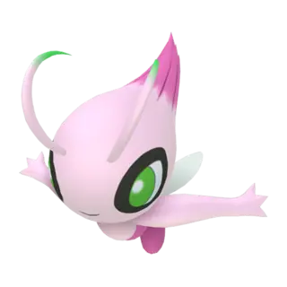 Celebi shiny front-facing sprite from Pokémon Brilliant Diamond